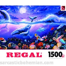 Surelox Regal Tropic Moonlight Puzzle 1500Piece B01E78T8F8